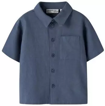 Name It FAHER Kurzarmhemd Regular Fit vintage indigo