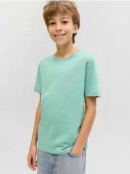 Jack & Jones JJEORGANIC Rundhalsshirt Slim Fit (62978127) mineral blue