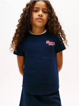 Tommy Hilfiger Tommy Graphic Flock Tee S/S T-Shirt (88028868) dark night navy