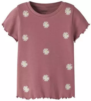 Name It NMFJOLEMO SS Slim Top Box hellgelb/magenta/wei&szlig;