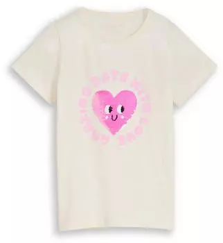 Tom Tailor T-Shirt mit Print (32079323) wool weiß