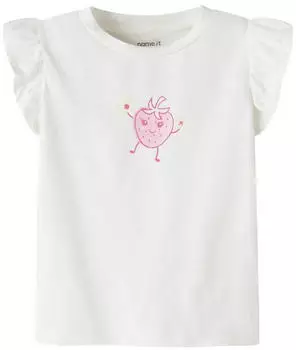 Name It Nmfflittaz SS Top Box cloud dancer
