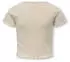 Only Kognella S/S O-Neck Top Noos JRS (15225338) pumice stone detail:melange