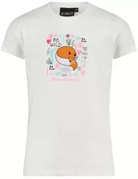 CMP Kid G T-Shirt Regular Fit (35F5935-A001) bianco