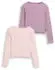 Tom Tailor T-Shirt 2er-Pack Gestreift Regular Fit saphir/hellorange/rosa/weiß