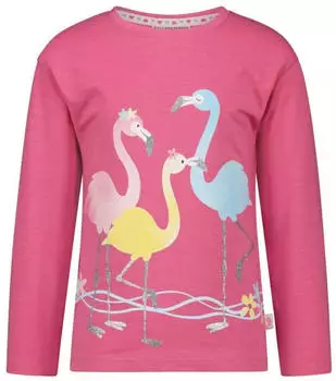 Salt and Pepper Longsleeve Print Flamingo (55320138710) magenta