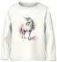 Name It NMFVOTEA LS NREG TOP Langarmshirt (39532957) cloud dancer print:pink unicorn