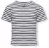 Only KOGNELLA STRIPED Regular Fit T-Shirt (15339709) night sky