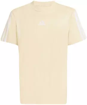 Adidas Essentials 3 Stripes T-Shirt (KD8552) crystal linen/white