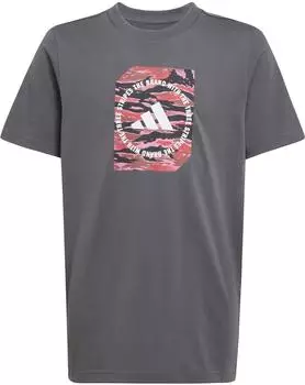 Adidas CAMO Box Junior T-Shirt Regular Fit (JM8232) grey five