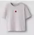Name It NKFVICTORIA SS NREG TOP T-Shirt mit Stickerei, Regular Fit (85879309) lavender fog/bordeaux/schwarz