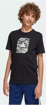 Adidas CAMO Box Junior T-Shirt Regular Fit (JM8234) schwarz