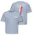 Only KOGHELEN LIFE S/S LOOSE TEE JRS NOOS T-Shirt mit großem Rückendruck (78750106) soft chambray print:milkshake
