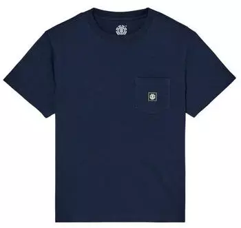 Element Icon Label Pocket T-Shirt (ELBKT00117) eclipse navy
