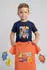 Blue Seven T-Shirt Regular Fit navy/gelb/orange/weiß