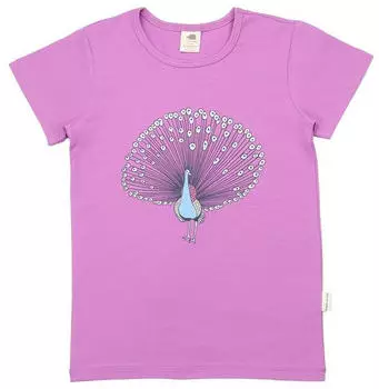 Walkiddy Kinder T-Shirt GOTS-zertifiziert Bio-Baumwolle lila