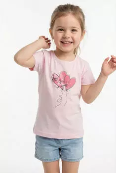 Blue Seven T-Shirt mit Rundhalsausschnitt und Wendepailletten (12823417) marine/rosa/melone/weiß