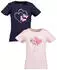 Blue Seven T-Shirt mit Rundhalsausschnitt und Wendepailletten (12823417) marine/rosa/melone/weiß