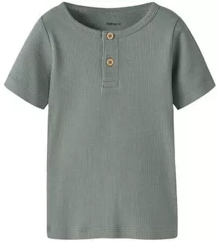 Name It NMMKAB TOP NOOS Kurzarmshirt (13203743) grau