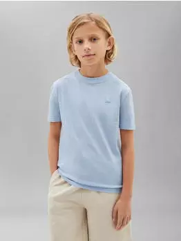 Calvin Klein Mono Mini Badge T-Shirt Regular Fit (LV1CKSJA30) kentucky blue