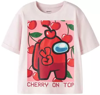 Name It NKMDARIUS Sonic Nreg SS Top Box Kurzarm Shirt (13255739) gr&uuml;n/ros&eacute;/hellpink/rot