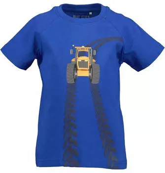 Blue Seven T-Shirt mit Rundhalsausschnitt und Wendepailletten (BSE5770001000001) navy/gelb/grau/schwarz