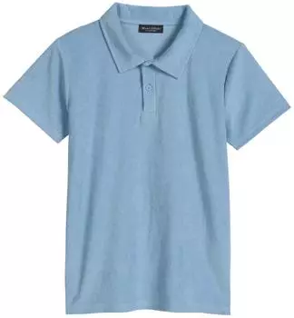Marc O'Polo Poloshirt aus reiner Bio-Baumwolle (37604947) blau