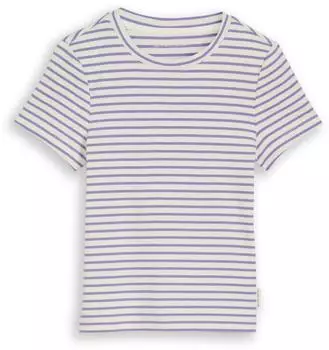 Tom Tailor T-Shirt Regular Fit (1050766005) hellbeige/lavendel