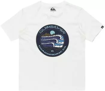 Quiksilver EVO Three SEAS SS YTH T-Shirt (EQBZT04836) snow white