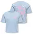 Only KOGREXI Statement T-Shirt (49195508) cashmere blue print:hey you begonia pink/cloud dancer