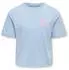Only KOGREXI Statement T-Shirt (49195508) cashmere blue print:hey you begonia pink/cloud dancer