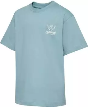 Hummel 24C Cotton Tee Kids T-Shirt himmelblau/weiß