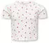 Only KOGBELLA LIFE SHORT AOP S/S TOP JRS NOOS T-Shirt (97252267) cloud dancer aop:strawberries