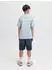 Jack & Jones JORNORREBRO TYPO TEE SS CREW NECK SN JNR T-Shirt (12284057) hellblau/weiß