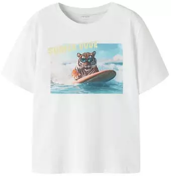 Name It NKMVOTO SS NREG TOP Regular Fit T-Shirt 2-Pack (28643764) aqua/cognac/wei&szlig;