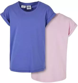 Urban Classics T-Shirt (UCK2983A) dunkellila/hellpink