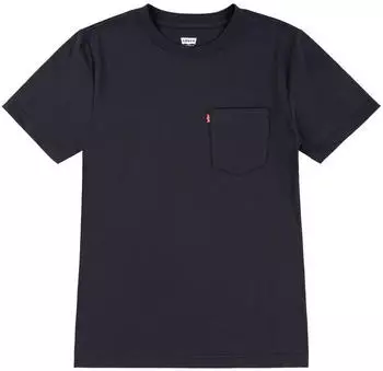 Levi's LVB Sunset Pocket Tee T-Shirt mit Brusttasche (60335718) jet schwarz