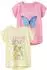 Name It Votia T-Shirt 2er-Pack azur/hellgelb/oliv/hellpink