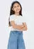 Only KOGBELLA LIFE SHORT AOP S/S TOP JRS NOOS T-Shirt (15346421) mazarine blue detail:white background