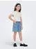 Only KOGBELLA LIFE SHORT AOP S/S TOP JRS NOOS T-Shirt (15346421) mazarine blue detail:white background