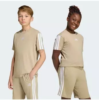 Adidas J 3S TEE 160 T-Shirt wonder cargo/weiß
