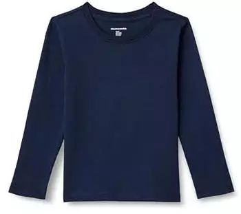 Amazon Essentials Langärmeliges T-Shirt Classic Fit (B-S17SZ45037) marineblau