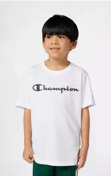 Champion Legacy American Classics Logo S/S T-Shirt (85962214) nachtblau/weiß