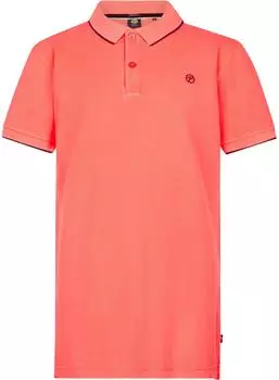 Petrol Industries B-2060-POL961 Kurzarm-Poloshirt (B-2060-POL961-3099-176) fiery coral