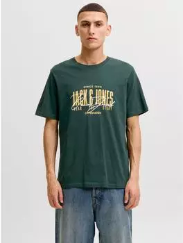 Jack & Jones JJAERO TEE SS CREW NECK JNR Regular Fit (12298488) scarab