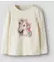 Name It Nmfboloras / Nmfnetta / Nmfninea Ls Top antique white/pastellblau/lavendel/rosa/offwhite
