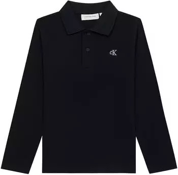 Calvin Klein Solid Pique Polo Regular Fit Poloshirt (69580347) pvh schwarz/weiß