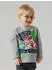 Name It NMMJIK PAW LS NREG TOP BOX NOOS CPLGM T-Shirt Regular Fit (38943052) dunkelblau/graumeliert/grasgrün/orangerot