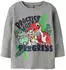 Name It NMMJIK PAW LS NREG TOP BOX NOOS CPLGM T-Shirt Regular Fit (38943052) dunkelblau/graumeliert/grasgrün/orangerot