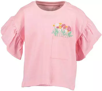 Blue Seven T-Shirt Basic-Passform gelb/mint/rosa/weiß